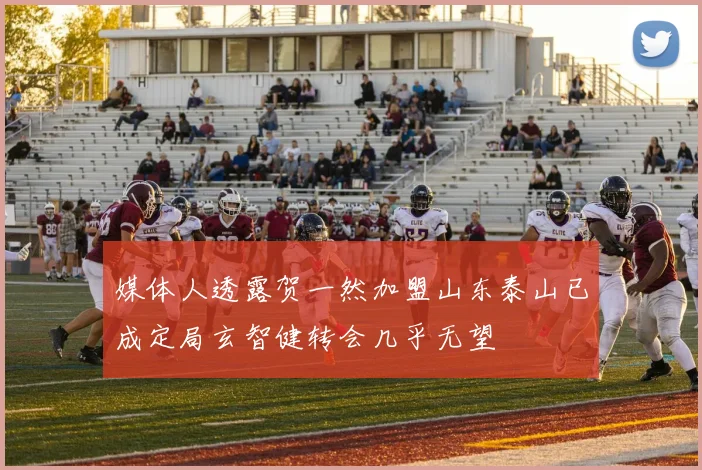 媒体人透露贺一然加盟山东泰山已成定局玄智健转会几乎无望